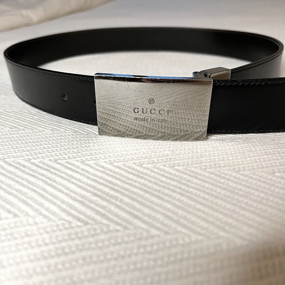 Vintage Tom Ford for Gucci Reversible Black/Chocolate Brown Belt Sz 30